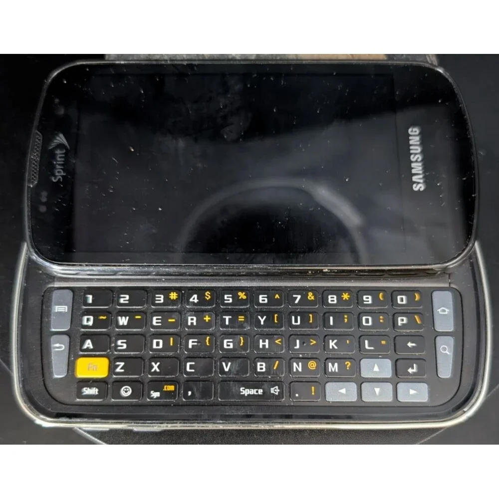 Samsung Slide Keyboard Phone • Powers On • Untested AS‑IS • Parts or Repair Only
